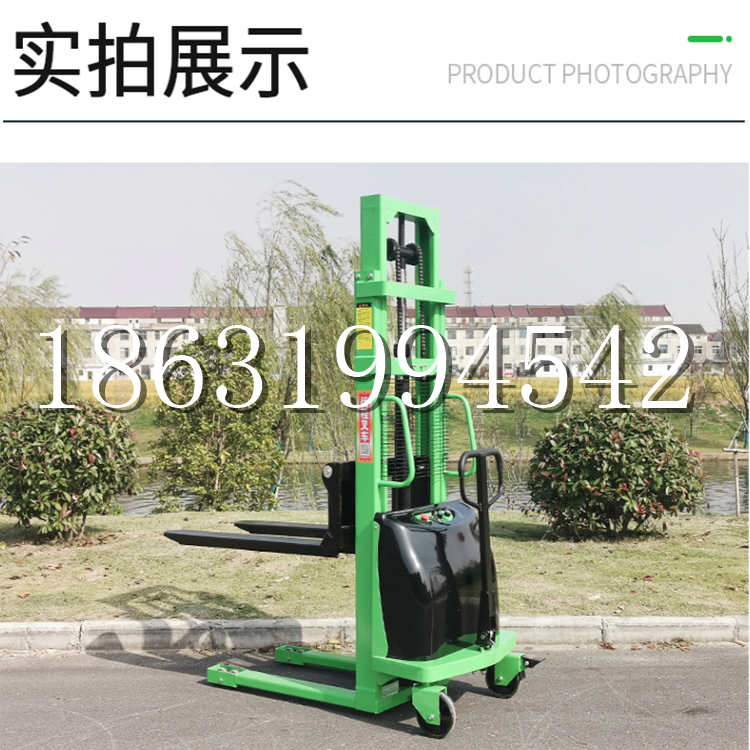 南澳乡电动叉车堆高车液压铲车电瓶1吨2吨站驾步行式小型全自动叉车